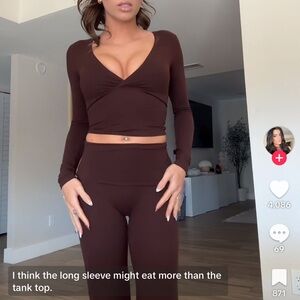 Brown Athleisure Set